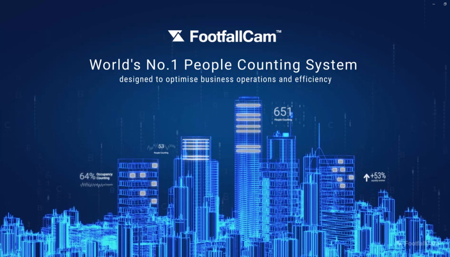 FootfallCam 人数カウント システム - 正確で信頼できる役立つビデオ