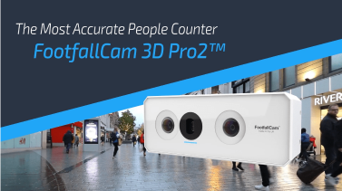 FootfallCam People Counting Sistema - FootfallCam 3D Pro2 Productos Presentación