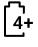 Symbol – 4+ Jahre Batterielebensdauer