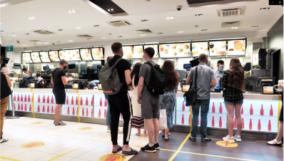 FootfallCam - Ristorante fast food: velocità del servizio