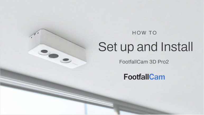 FootfallCam 3D Pro2 - Miniatura video facile da installare