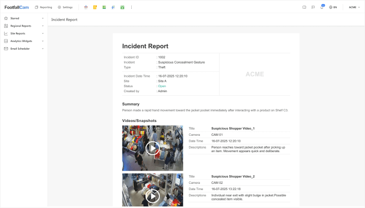 Smart Incident Reporting