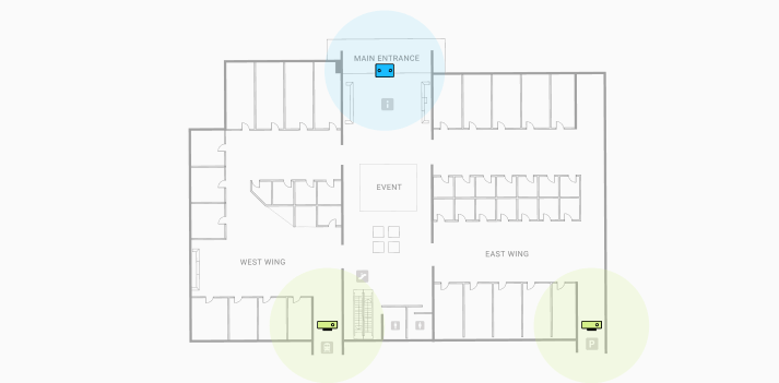 Floorplan for Complete Entrance Coverage