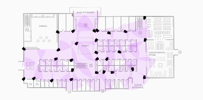 Floorplan for Full-On Legacy CCTV Reuse