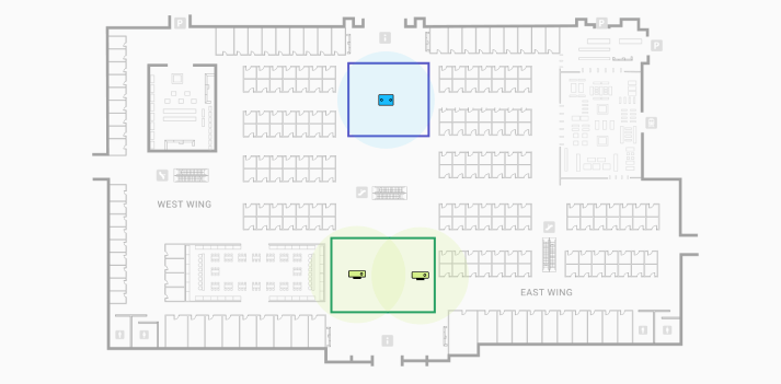 Floorplan for Atrium-Based Zone Visibility