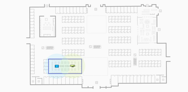 Floorplan for Food Court Zone Monitoring