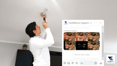 FootfallCam 人流量统计 系统 - 远程现场支持