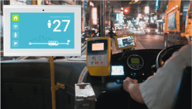 FootfallCam People Counting Sistema - Monitoreo de Ocupación de Autobuses en Tiempo Real