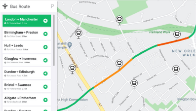 FootfallCam People Counting System - Occupancy Dashboard for Bus Control Centre