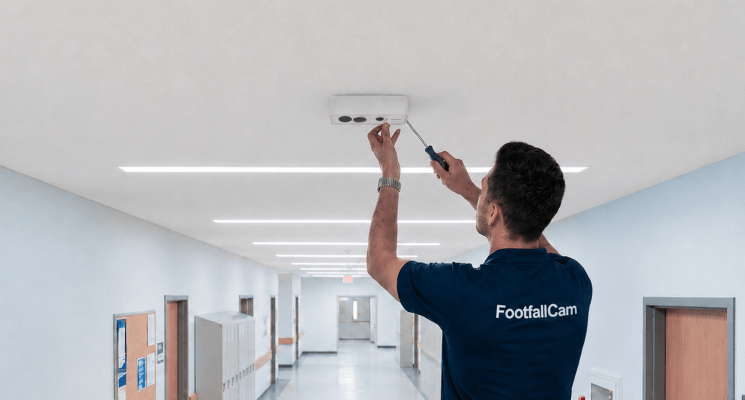 FootfallCam Installation Model
