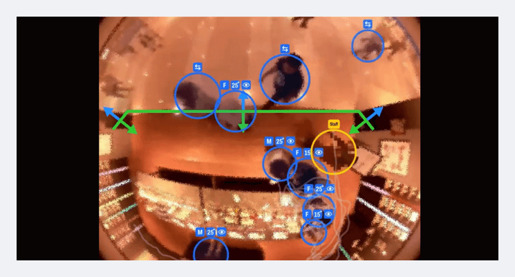 Top-Down Fisheye, Built for Density