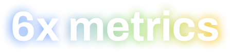 Titre des métriques 6x