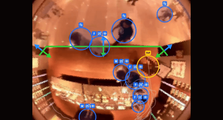 FootfallCam Wide Entrance Coverage