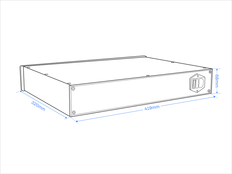 FootfallCam Centroid-64 Specifications Diagram