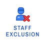 FootfallCam Metrics Icon - Staff Exclusion