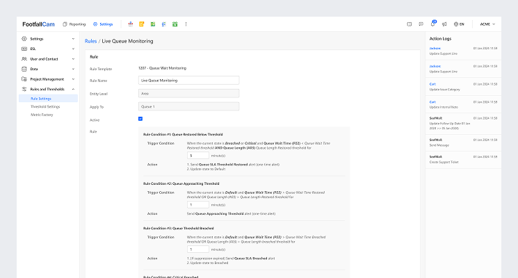 FootfallCam Rule Engine