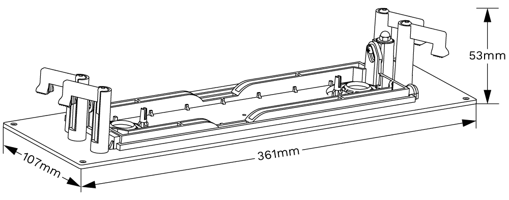 FootfallCam 3D Max Flush Mounting Bracket