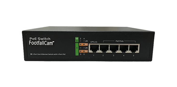 FootfallCam PoE Switch