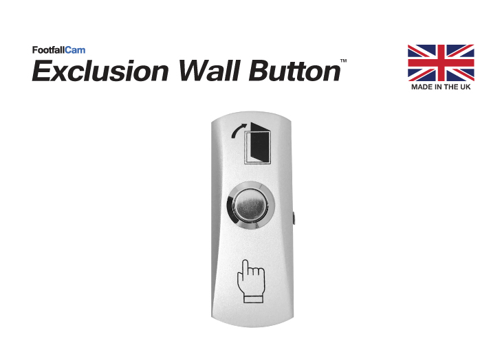 FootfallCam Exclusion Wall Button - Profilo