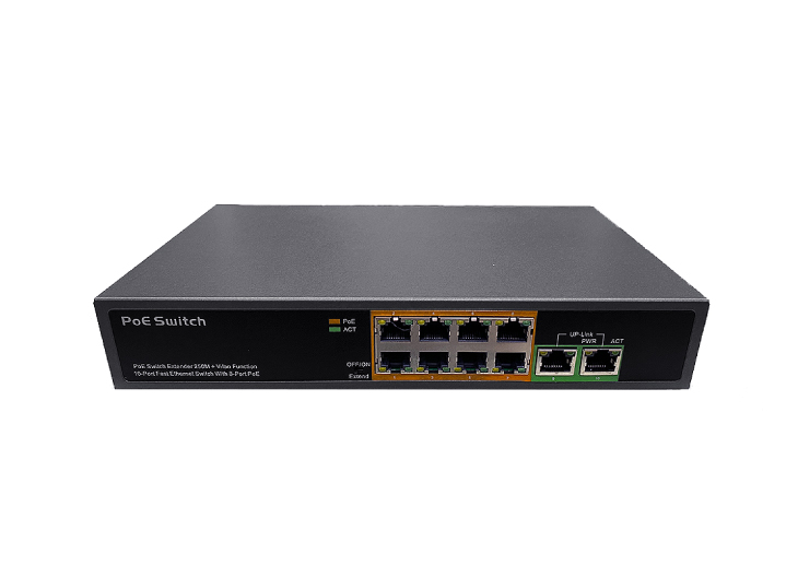 FootfallCam PoE Switch -  8端口