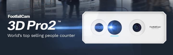 Footfallcam 3D Pro2, people counting, people countercontador de pasos