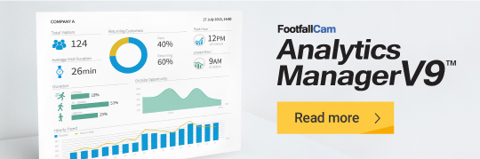 FootfallCam Compteur de Personnes Système - Analytics Manager V9