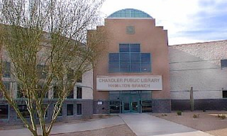 Bibliothèque Chandler, comptage de personnes, compteur de personnes, compteur de pas