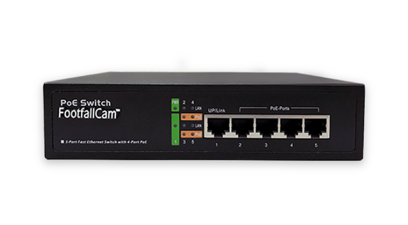 FootfallCam PoE Switch