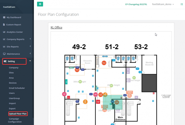 Chapter 1: Heat Map Configuration - FootfallCam