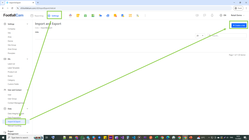 Chapter 2: Device Management - FootfallCam